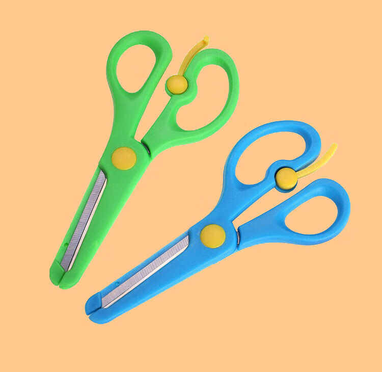 儿童剪刀剪纸幼儿园手工专用材料安全剪小学生圆头剪不伤手小剪子1把