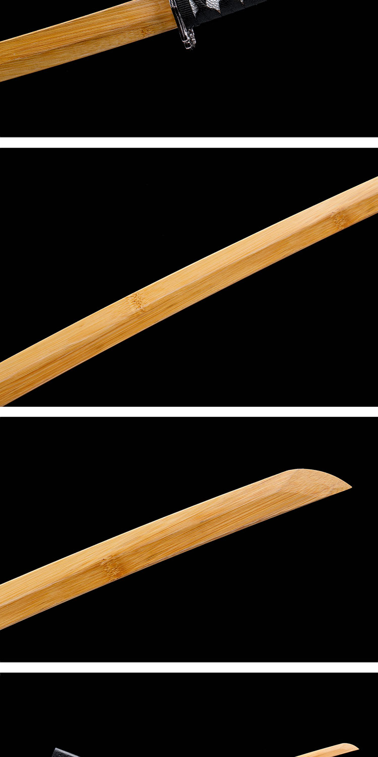 忍者刀木刀带鞘日式居合道实木制日本武士刃练习刀剑木质唐横刀剑道