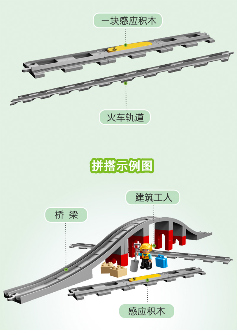 轨道积木拼装图步骤图片