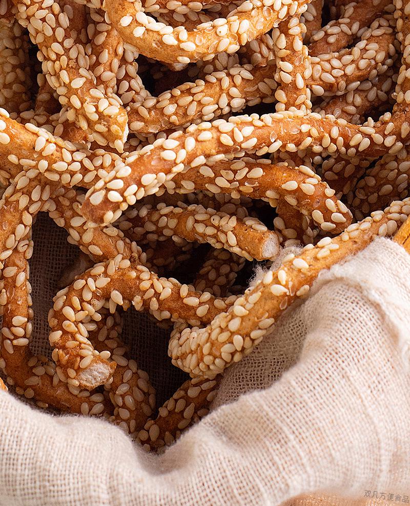 无蔗糖黑芝麻条散装老式江米孕产妇老年人咸味零食品香酥点心白芝麻条