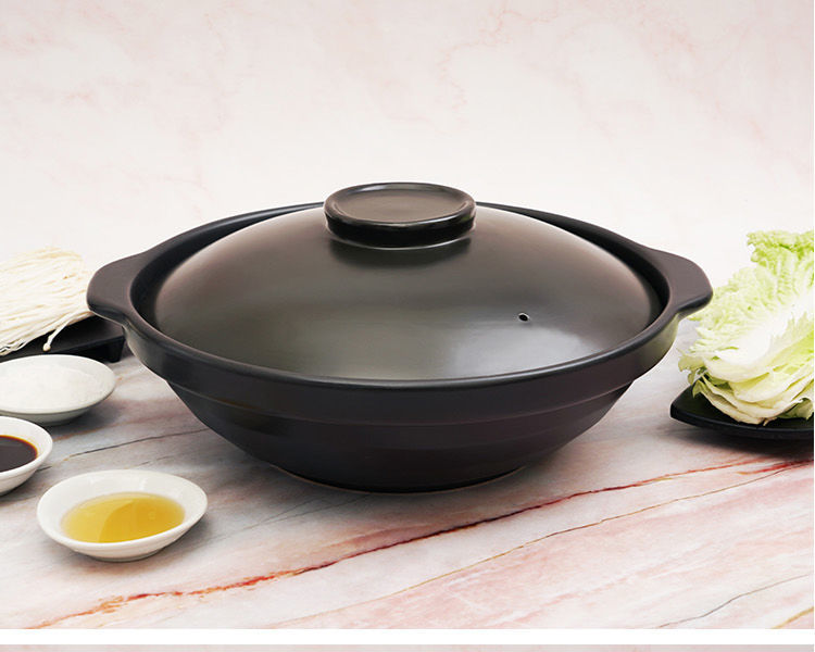 陶瓷大号火锅砂锅干锅炖锅石锅超大砂锅煲明火耐高温干烧不裂沙锅2100