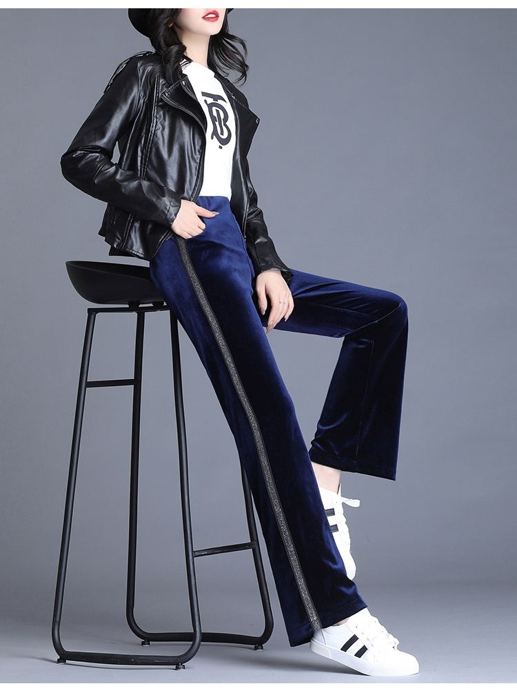 显瘦长裤子 藏蓝色 s 建议75-90斤【图片 价格 品牌 报价】-京东