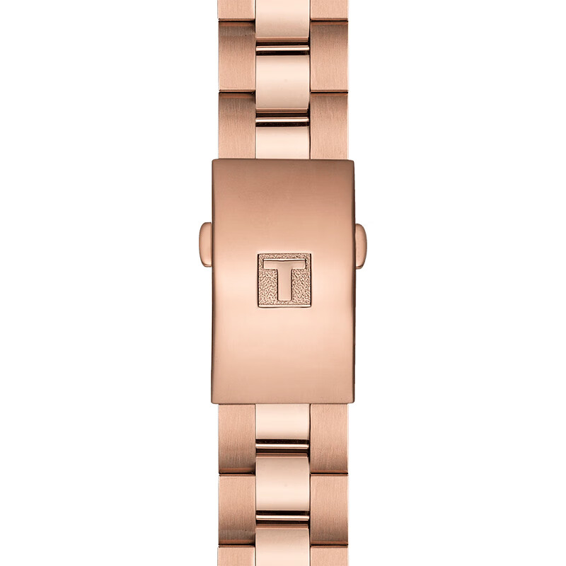 预定款12周tissot天梭pr100系列18k金玫瑰金pvd女士镶钻石英腕表红色