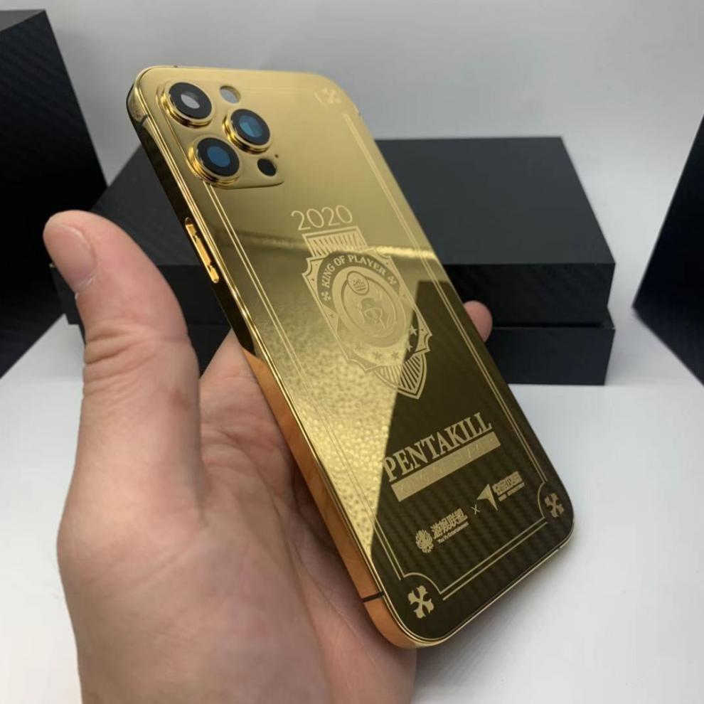 适用于苹果12promax黄金手机壳11限量版iphonexs私人定制后盖12promax