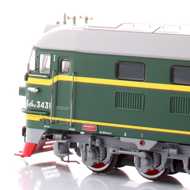 梦不落百万城火车模型ho中国仿真东风4b内燃机车df4b西瓜武警绿皮车