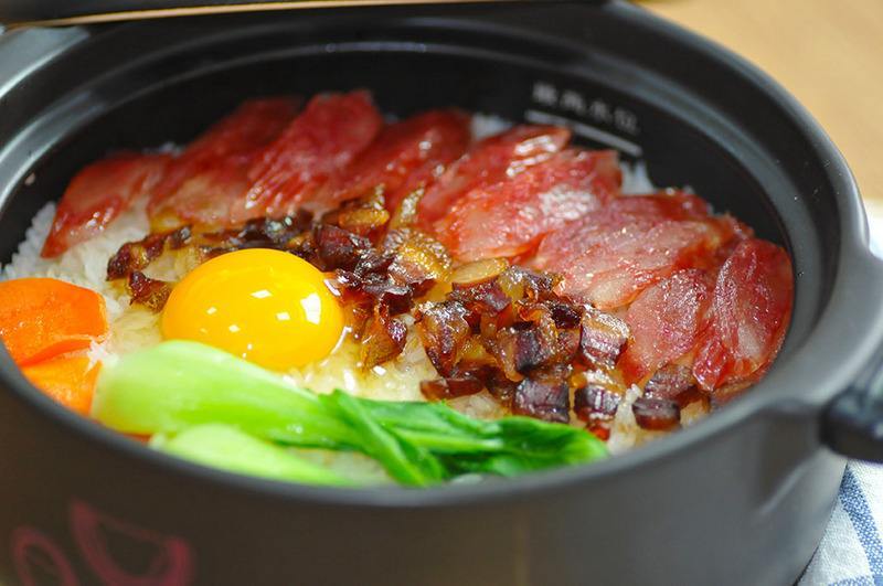 广式广味腊肠咸甜味香肠广东特产风味微甜腊肉腊肠煲仔饭腊味鸳鸯套餐