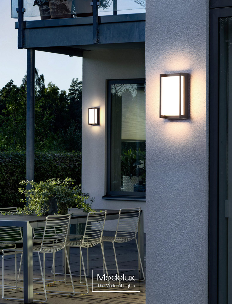 大门两侧壁灯led大门户外壁灯庭院门口两侧外墙灯入户门灯室外防水