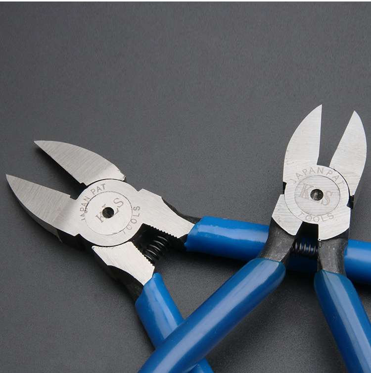 水口钳水口钳日式6寸钳子带弹簧进口5寸斜口钳水口钳平口钳塑料钳子5