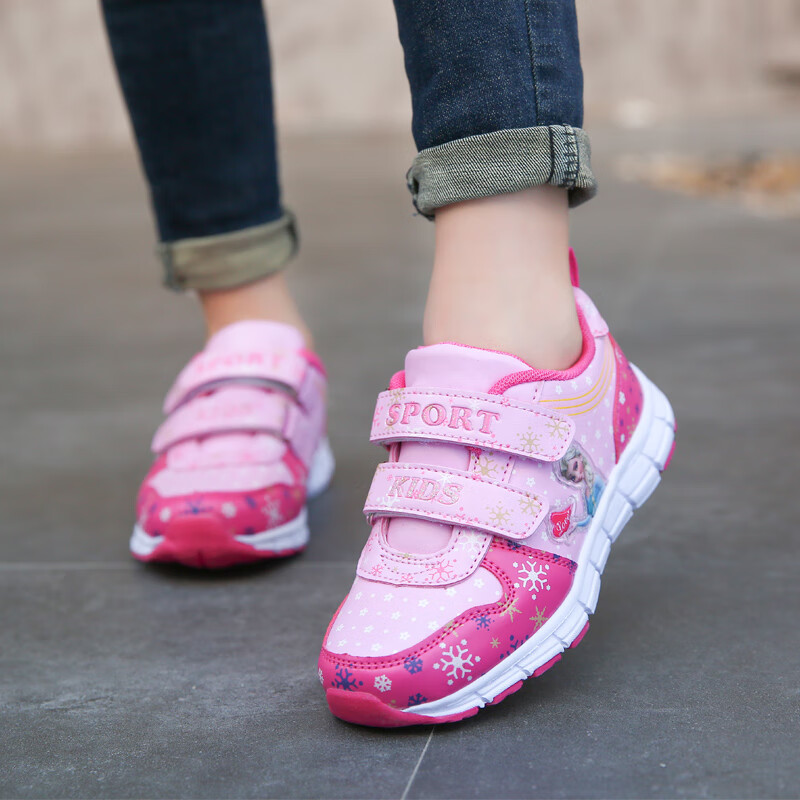 女童鞋子2021新款6时尚7儿童休闲8小女孩9春鞋10中大童运动鞋11岁706