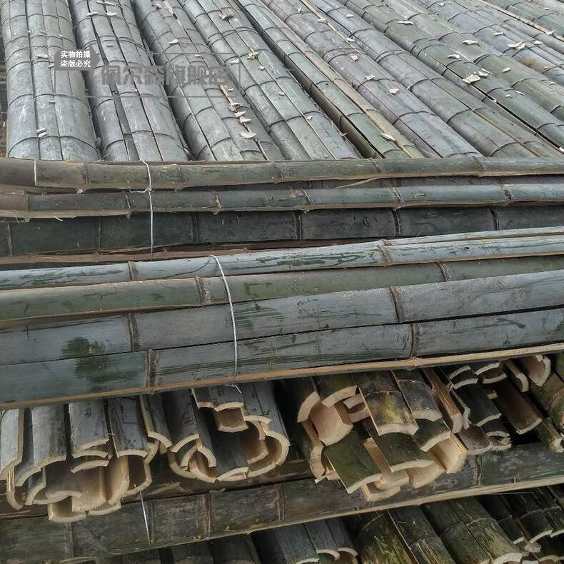 佩尔森竹片竹条楠竹毛竹板温室龙骨大棚竹篱笆蔬菜架农用搭架竹栅栏