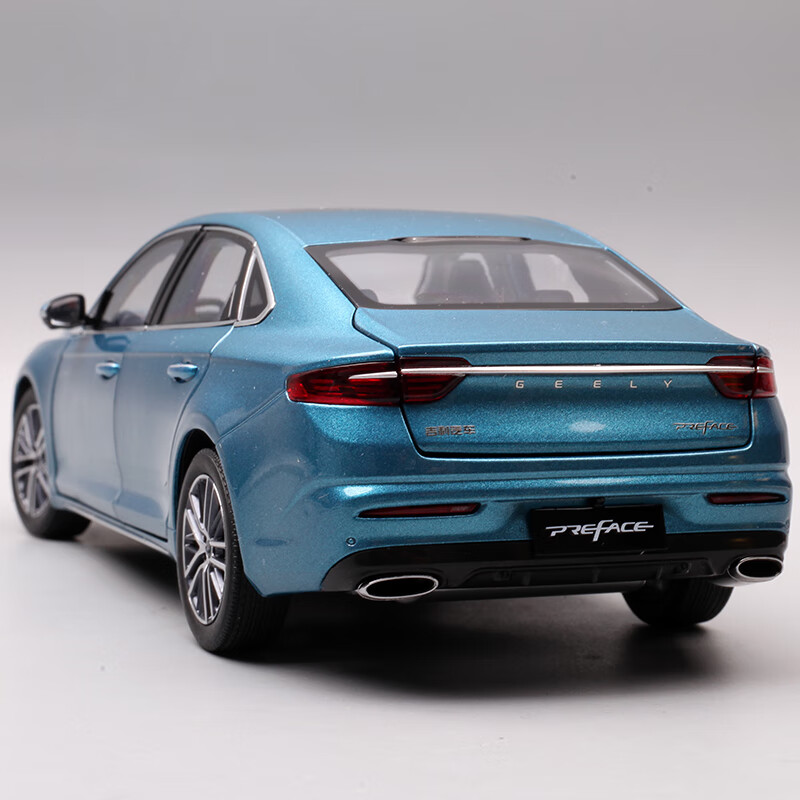 吉利星瑞车模原厂1:18 星瑞合金全开汽车模型新款节日礼物摆件收藏