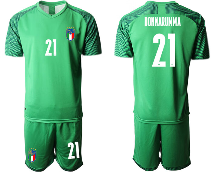 滕讯体育同款守门员球衣2022欧洲杯1号布冯21号多纳鲁马意大利门将服