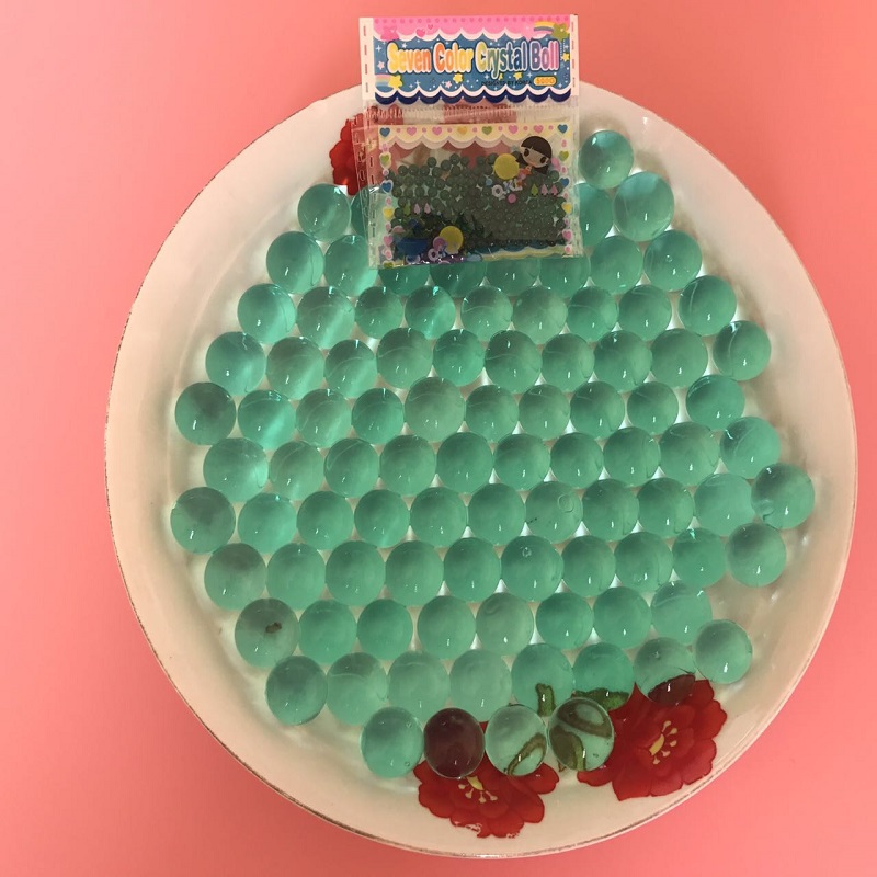 水舞珠珠海绵宝宝吸水珠泡大珠水晶宝宝水培饰品水晶宝宝10色30袋