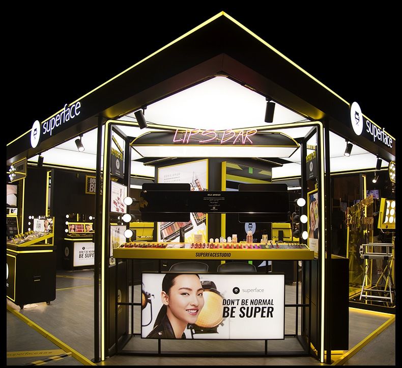 韩国superface秀芭斐bb霜小黄盒气垫c粉底遮瑕保湿控油不脱妆sn秀芭菲