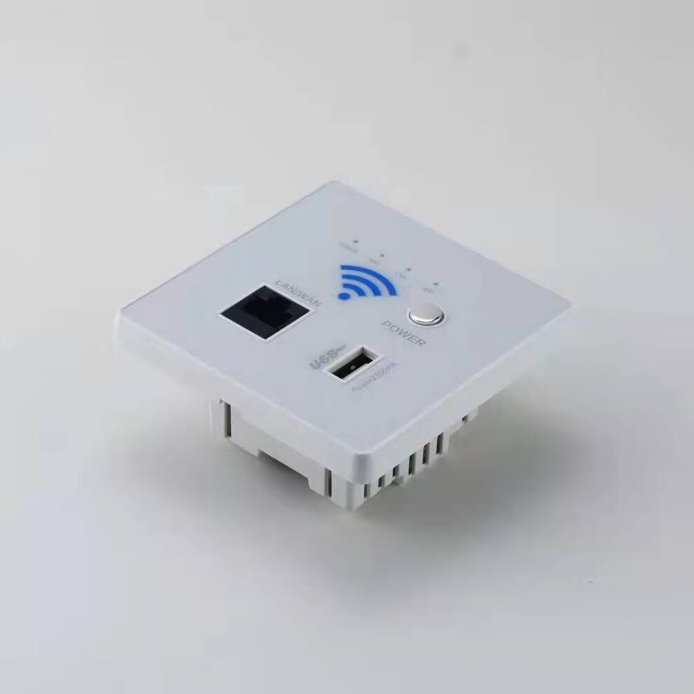 86型路由器墙壁wafi家装开关面板无线上网手机上网无线中断加强版金色