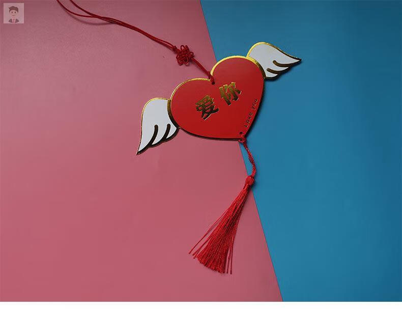 植树节许愿卡 树叶明信片心愿吊卡唯美创意留言中国风植树节悬挂母亲