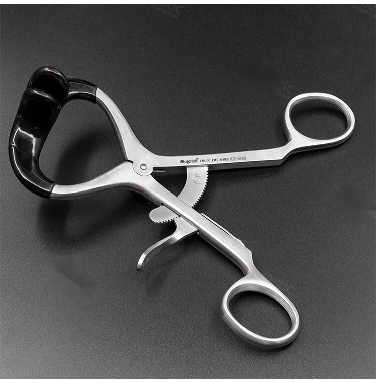 牙用牵开不锈钢钳式开口器口腔种植拔牙检查手术器械工具张口扩嘴 钳