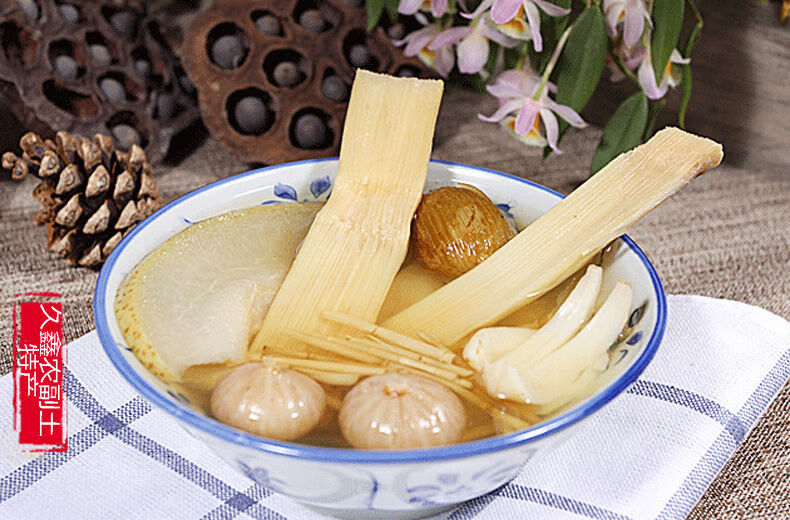竹蔗茅根汤水包甘蔗干海底椰雪梨汤凉茶煲汤汤料泡水糖水竹蔗白茅根水