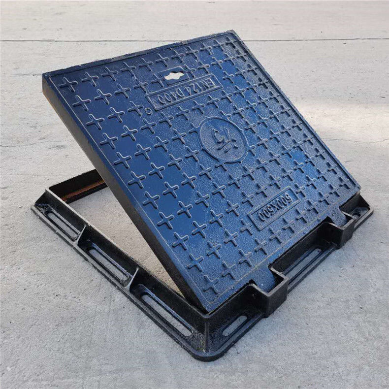 球墨铸铁井盖700重型下水道井盖板雨水污水圆形方形沙阴井窨井盖定制