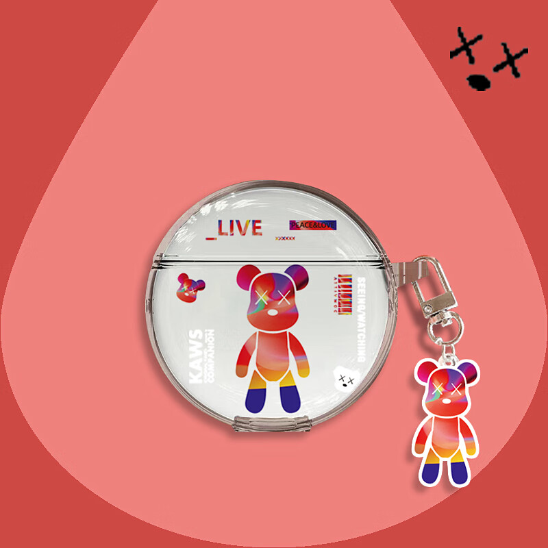 耳机保护套适用supreme联名xobc耳机套sk12蓝牙透明保护软壳k12防摔