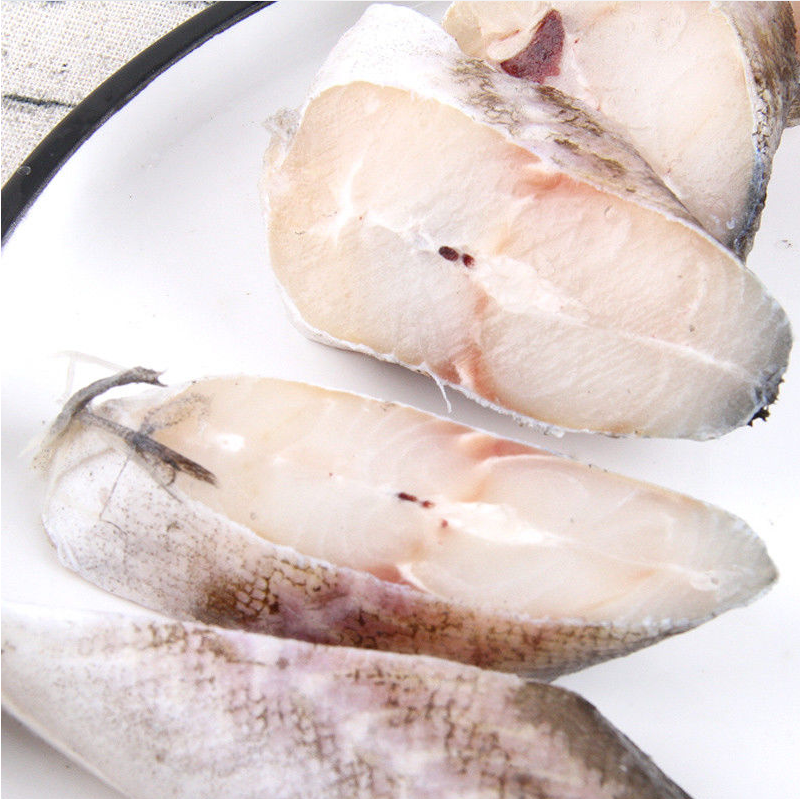 鳕鱼新鲜冷冻无头鱼狭鳕鱼去头明太鱼大棒鱼柴鱼海鲜水产深海鳕鱼一斤