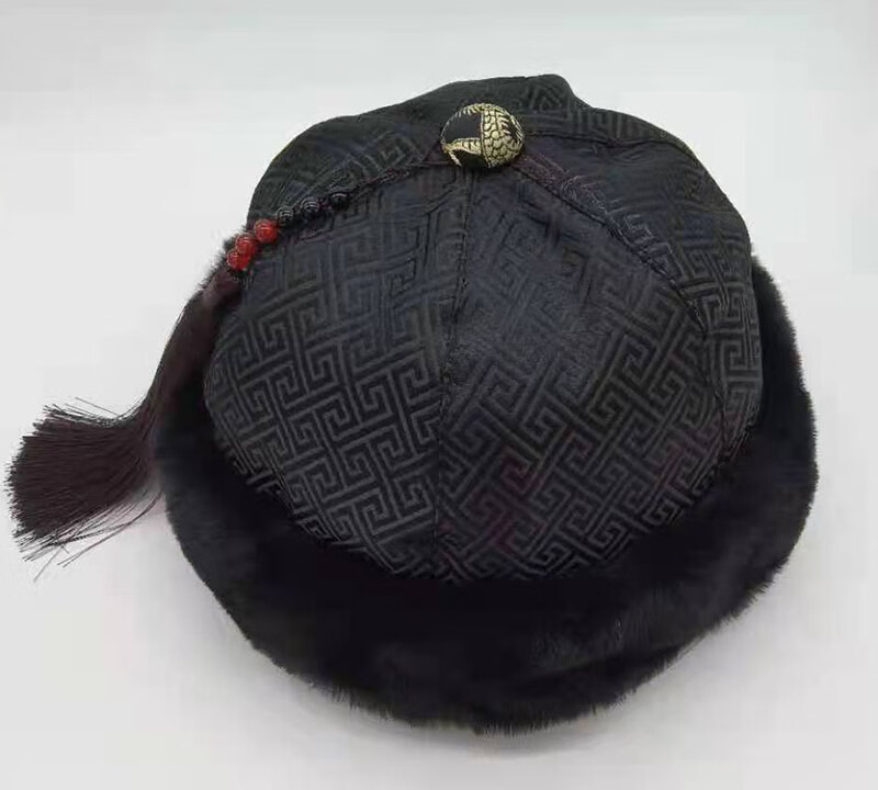 太子西瓜皮帽子辫子帽子加辫子拍此项头围46cm适合几个月幼儿3个月