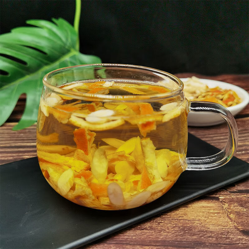 黄芪陈皮20份黄芪15克陈皮6克组合煮水泡茶喝黄芪500克加陈皮500