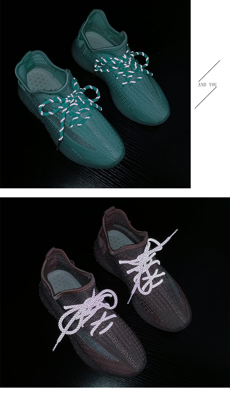 椰子鞋女2021春夏季新款学生透气透明底跑步休闲鞋运动飞织鞋灰色泡沫