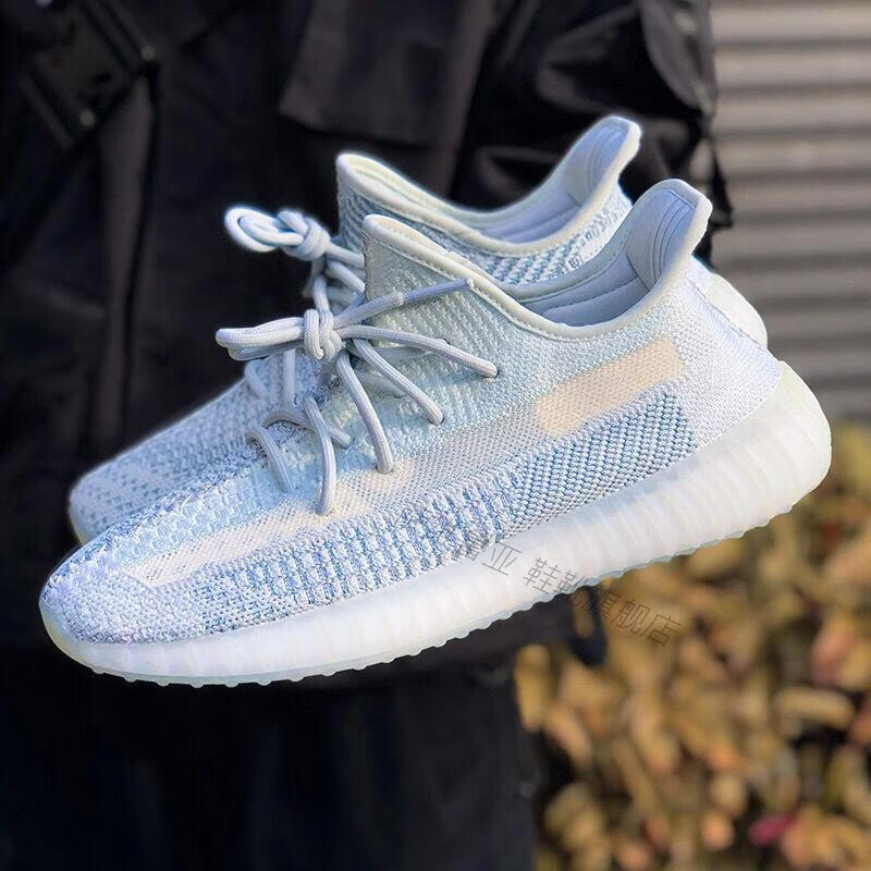 618全新椰子鞋男女正版350v2男鞋透气跑步鞋配色全no2野鸡红36