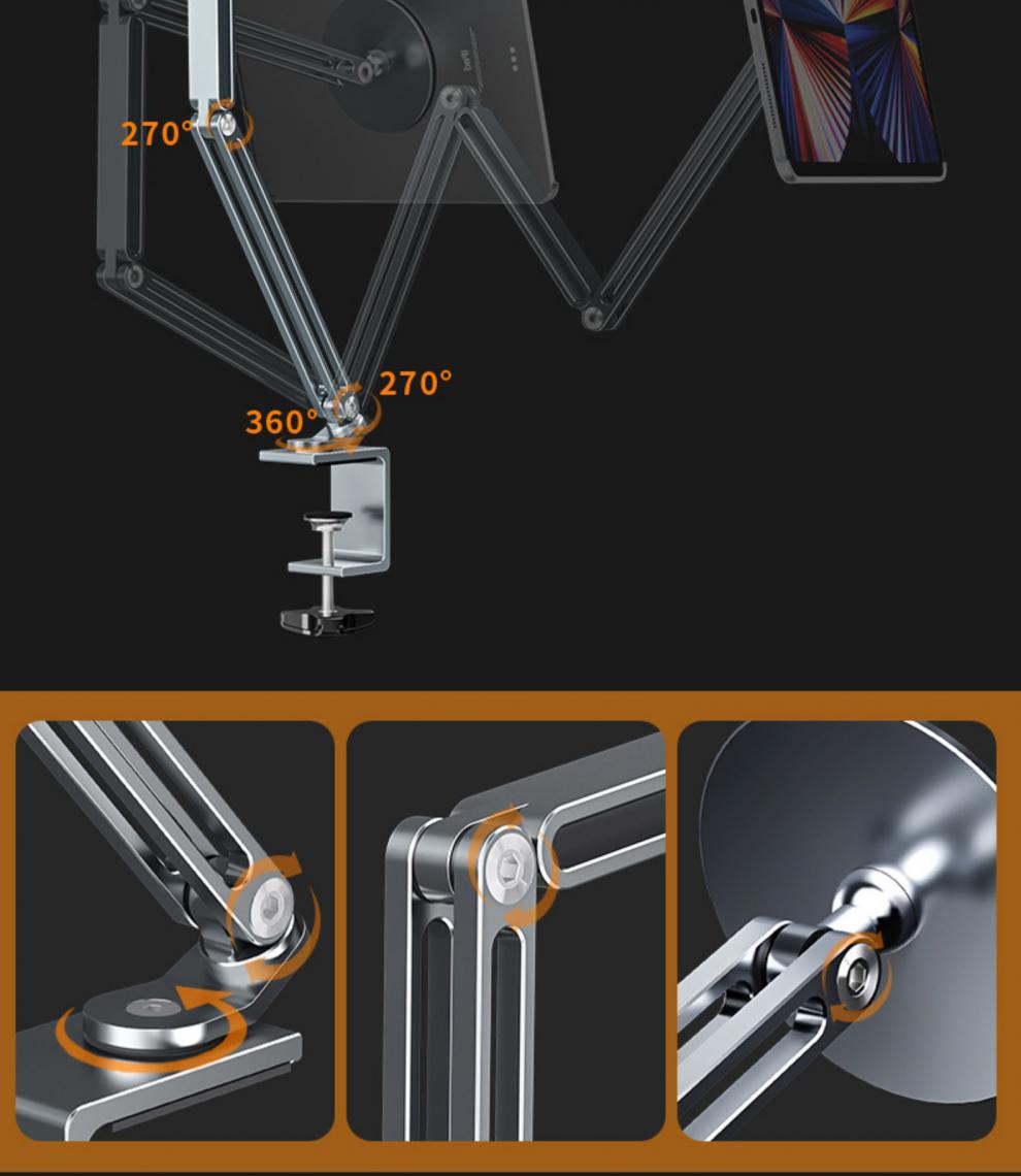 oein 平板悬浮磁吸支架ipad床上床头懒人支撑架适用于华为小米三星