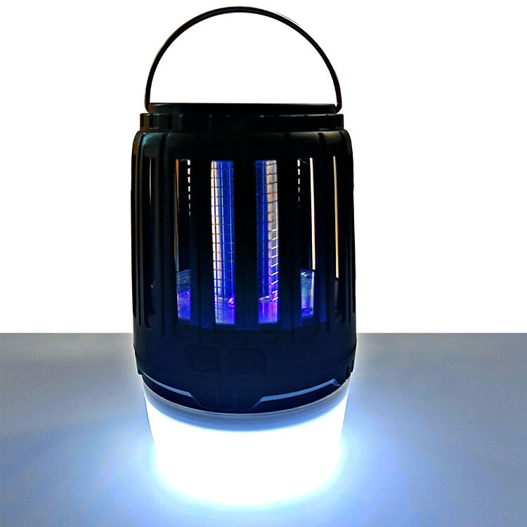 新款户外露营led帐篷灯灭蚊器家用室内式驱蚊器usb充电灭蚊灯黑色太阳