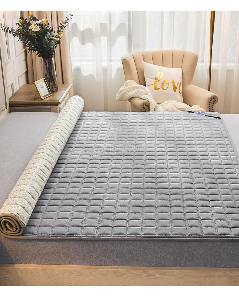 床垫防滑垫罗兰床垫软垫薄款家用保护垫防滑薄床褥子垫被可水洗折叠