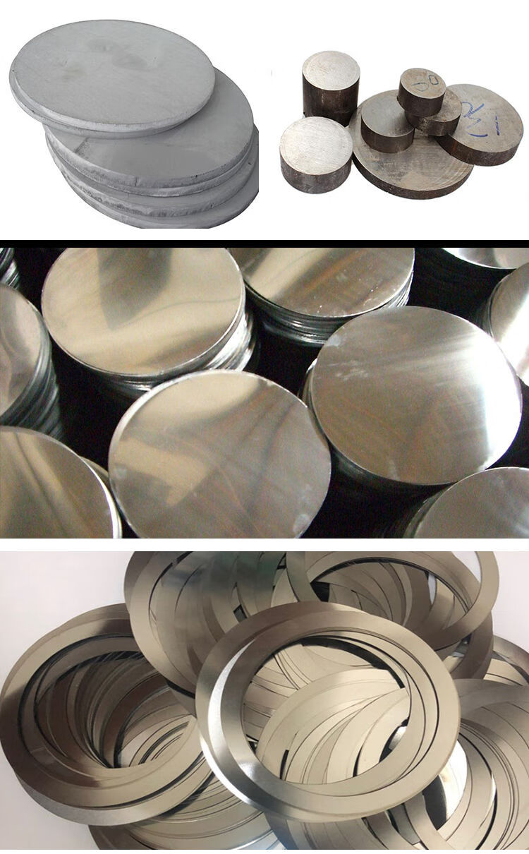 304不锈钢圆片圆板圆形圆钢板激光加工切割带孔拉丝不锈钢板定做直径