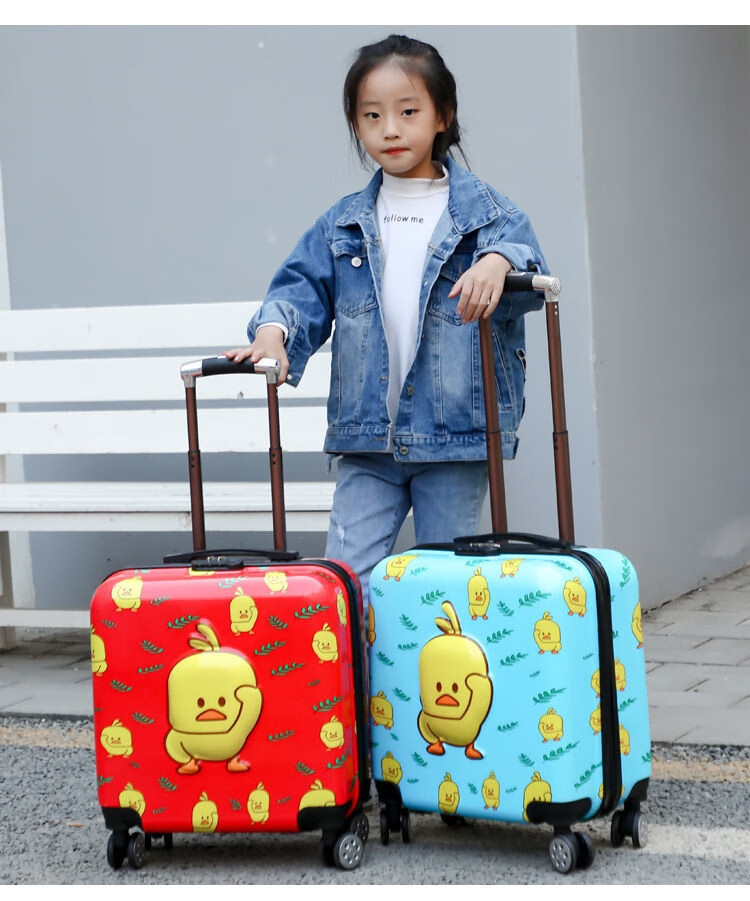 皮里奥行李箱飞机免托运行李箱飞机可带登机卡通儿童拉杆箱行李箱小熊