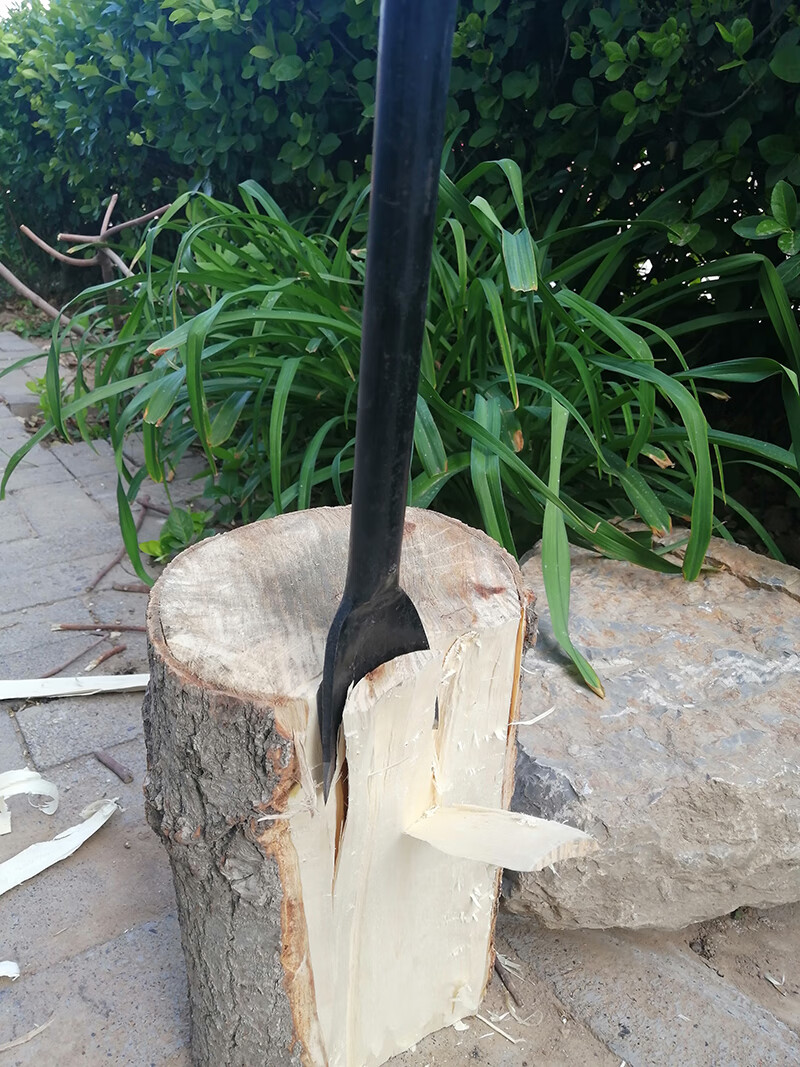 做圆蜂桶刮刀铲刀锻打长柄凿子原木挖洞高碳钢神器制作工具套装定制