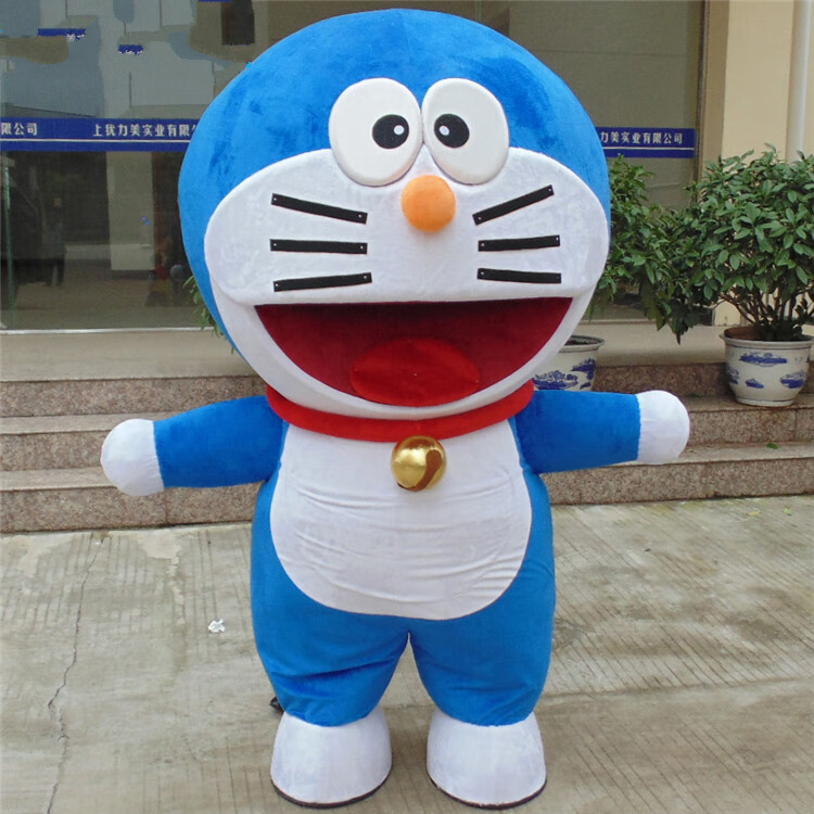 2022 新款(kedi)人偶服装 定制多啦a梦机器猫叮当卡通人偶服装行走