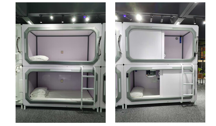 2022新款太空舱胶囊床家用现代家具电竞酒店太空舱单人上下床胶囊仓