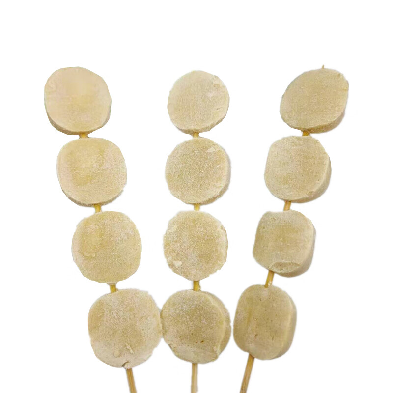 包浆豆腐串素食豆制品烧烤串素鸡串铁板烧食材油炸小吃冷冻半成品500g