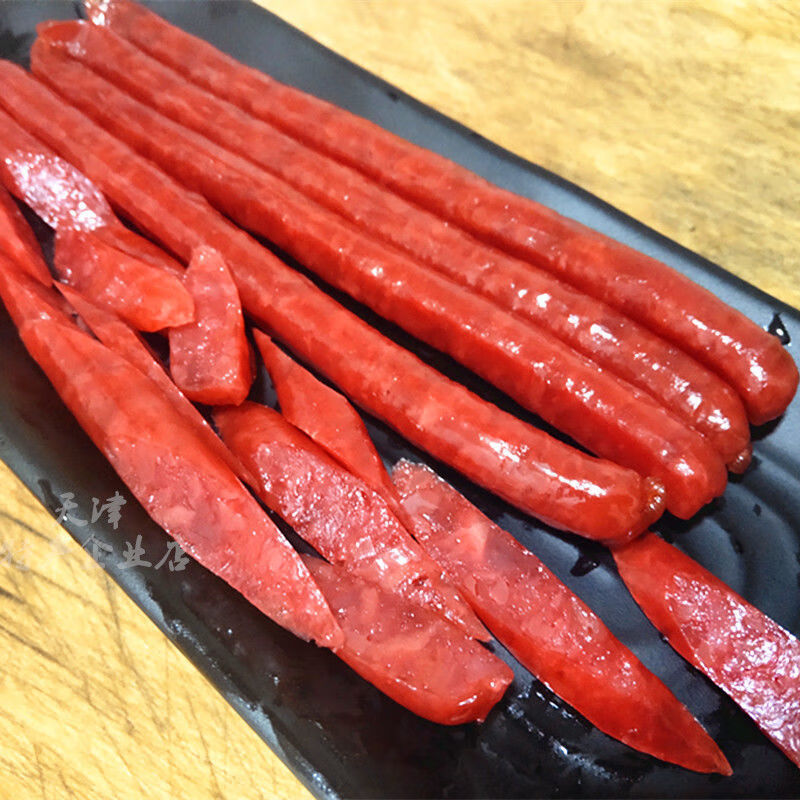 天津意来祥2号广味腊肠意来祥2号传统广味腊肠500g广式香肠细甜腊肠