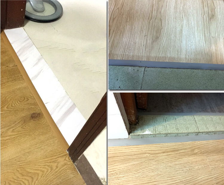 pvc地胶地板革地毯石塑塑胶地板包边条压条收边条连接封边装灰色40mm