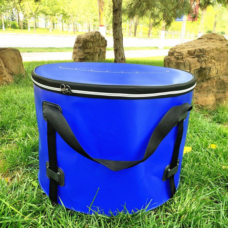 mariache鱼桶活鱼箱钓鱼桶护鱼桶加厚eva钓圆形单层大号护鱼包多功能