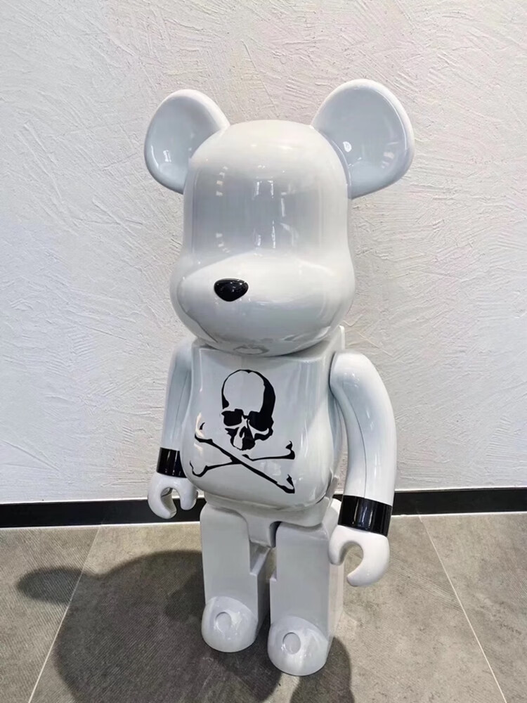 潮牌熊暴力熊空山基暴力熊积木熊空山基千秋mmj千万两潮牌公仔盲盒