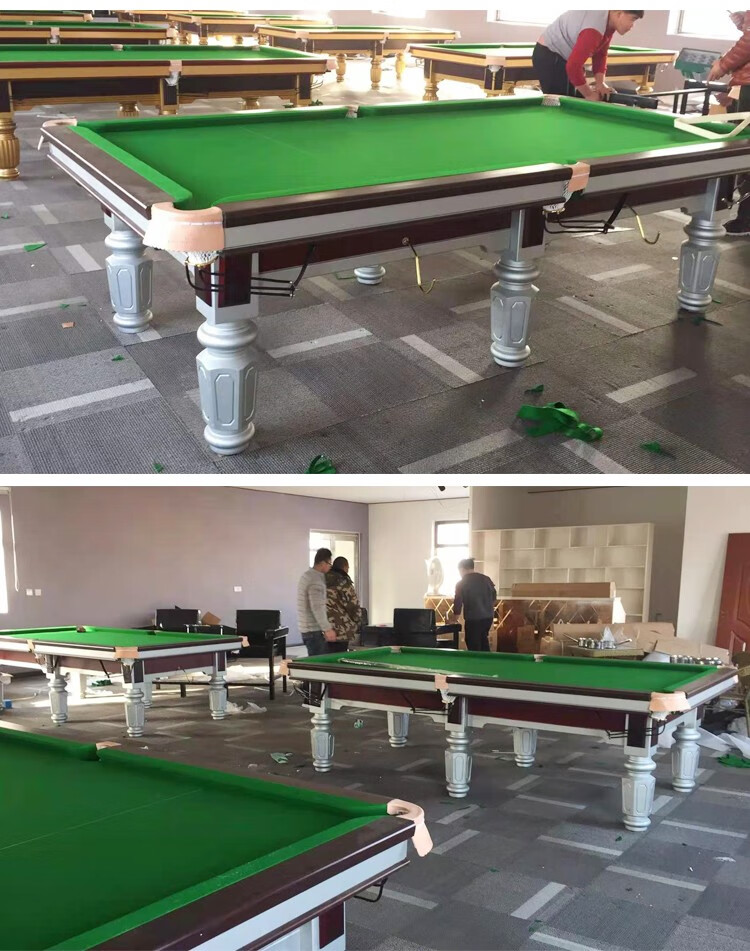 乔氏钢库台球桌标准旗舰同款家用二合一台球案子俱乐部比赛桌球台银腿