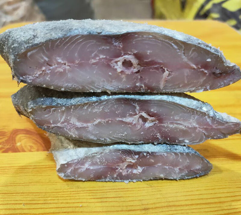 梅香咸鱼广东特产2501500克多规格梅香马鲛咸鱼霉香马交净肉去头尾