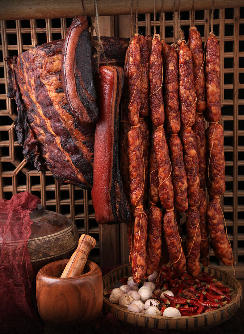 3斤腊排骨五花腊肉正宗湘西腊肉风干咸肉烟熏柴火老腊肉1斤 后腿腊肉