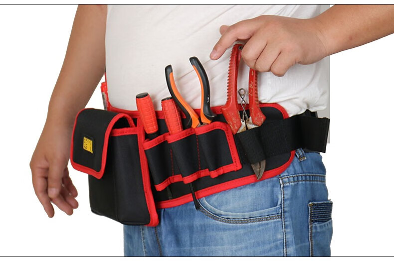 默普斯格电工工具包电工腰包小便携多功能加厚腰带家电维修腰袋牛津布