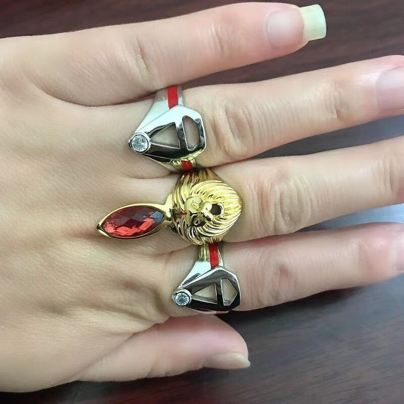 万代(bandai)雷欧艾斯变身器狮子之瞳动漫雷欧奥特曼戒指男士韩版纯银