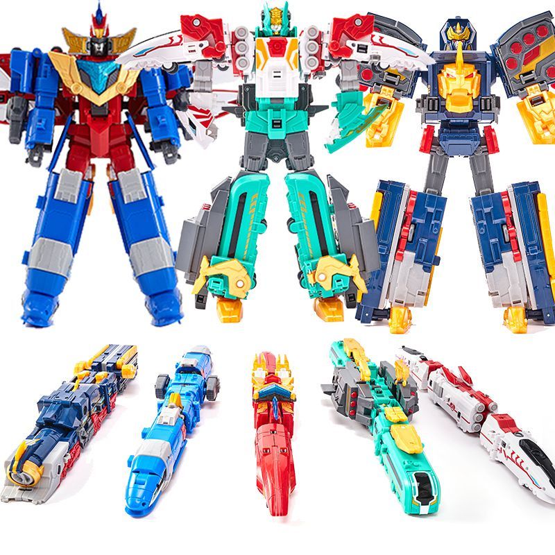 情人节礼物巨神战击队4热浪龙虎风雷冲锋战机王玩具爆裂变形机器人34