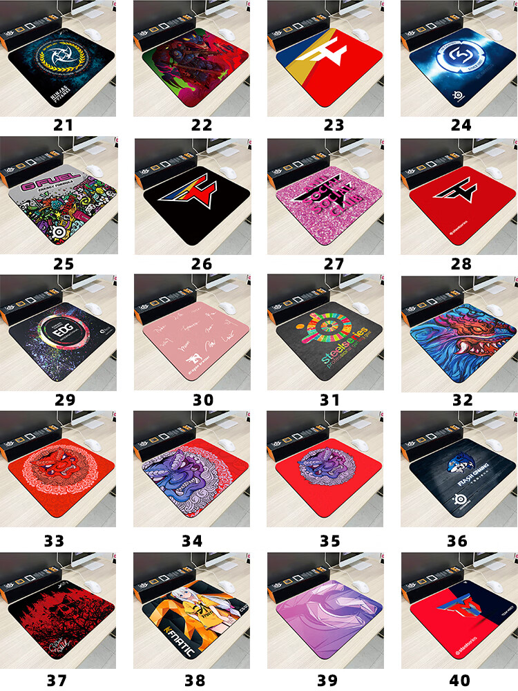 赛睿鼠标垫qckheavy电竞游戏专用鼠标垫天然橡胶顺滑细面加大加厚霜冻