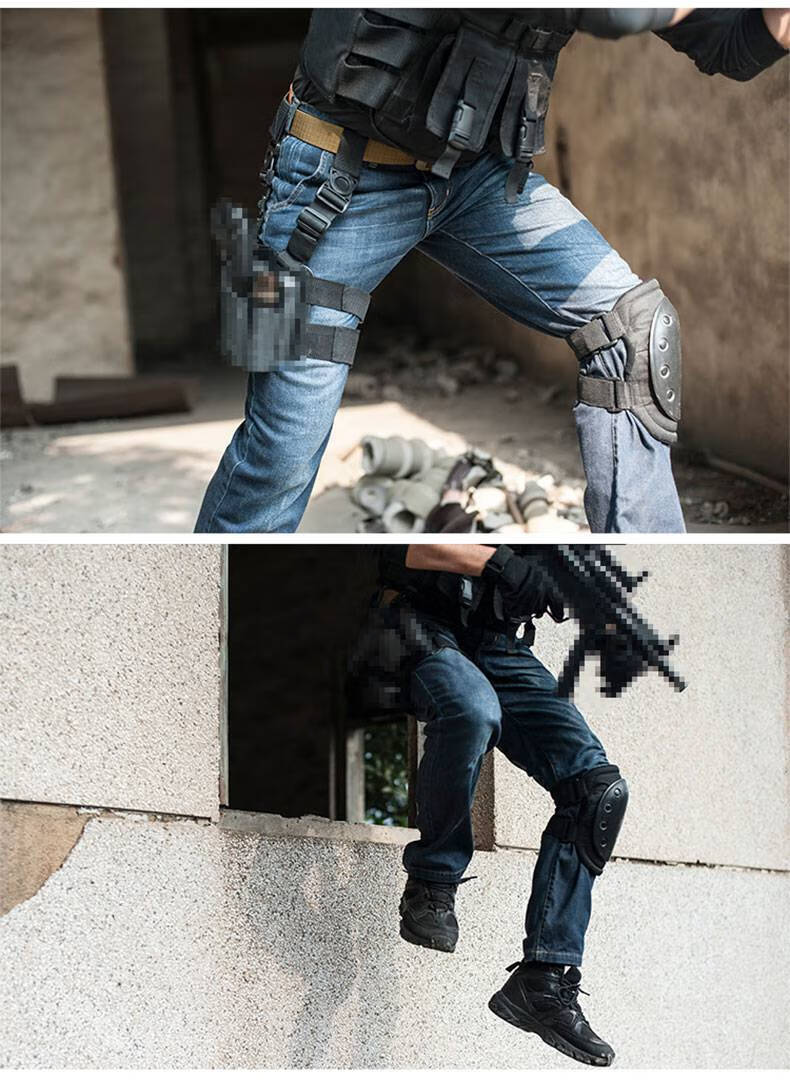 战术裤牛仔裤第七区k6战术牛仔裤功能性直筒牛仔裤修身男裤弹力军迷